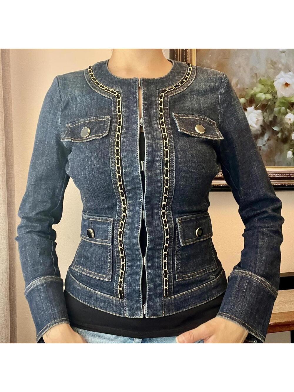 Fitted Denim Jacket - Picture 3 of 8